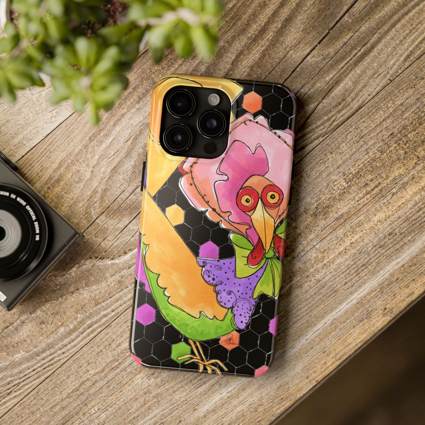 Chicken of Color Phone Case