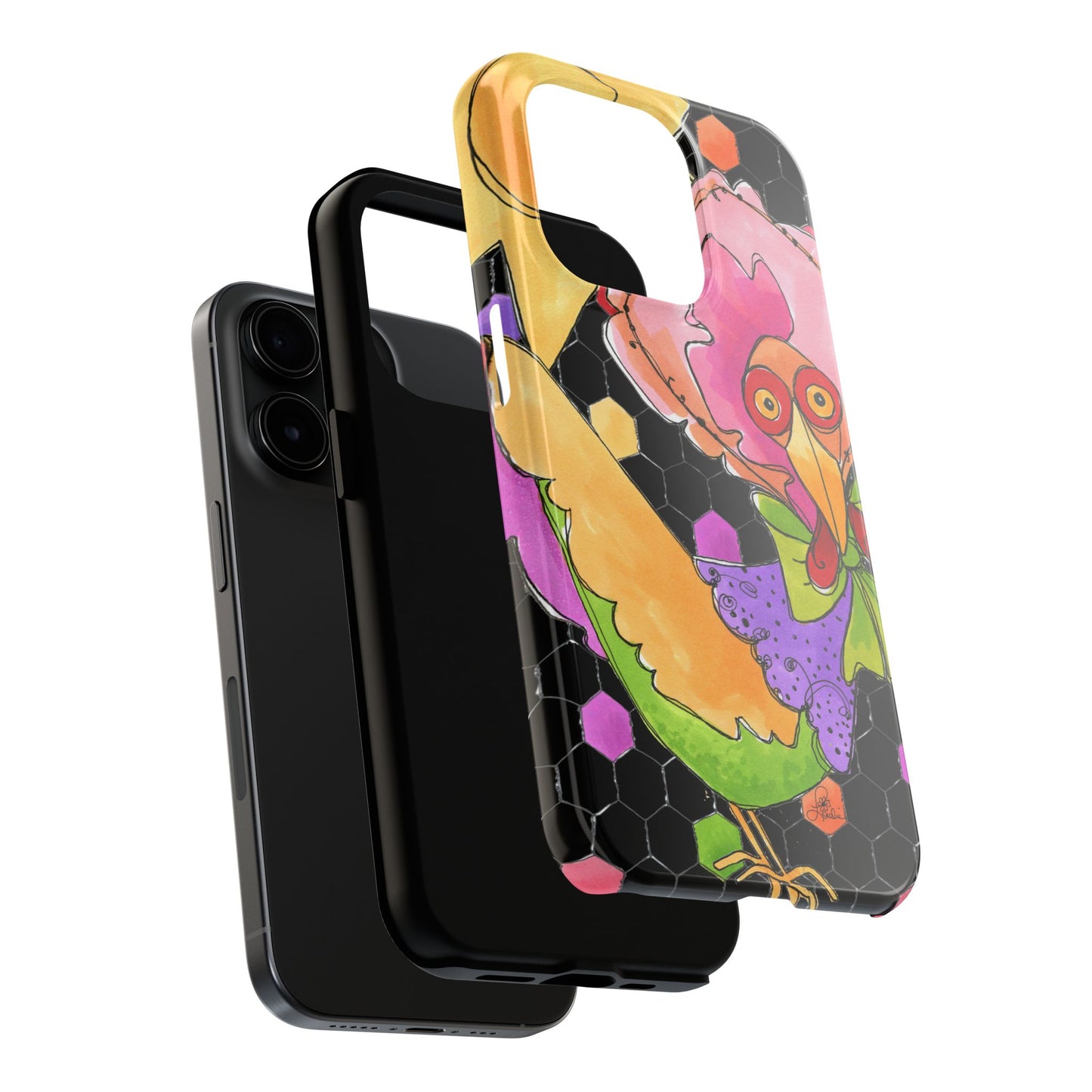 Chicken of Color Phone Case