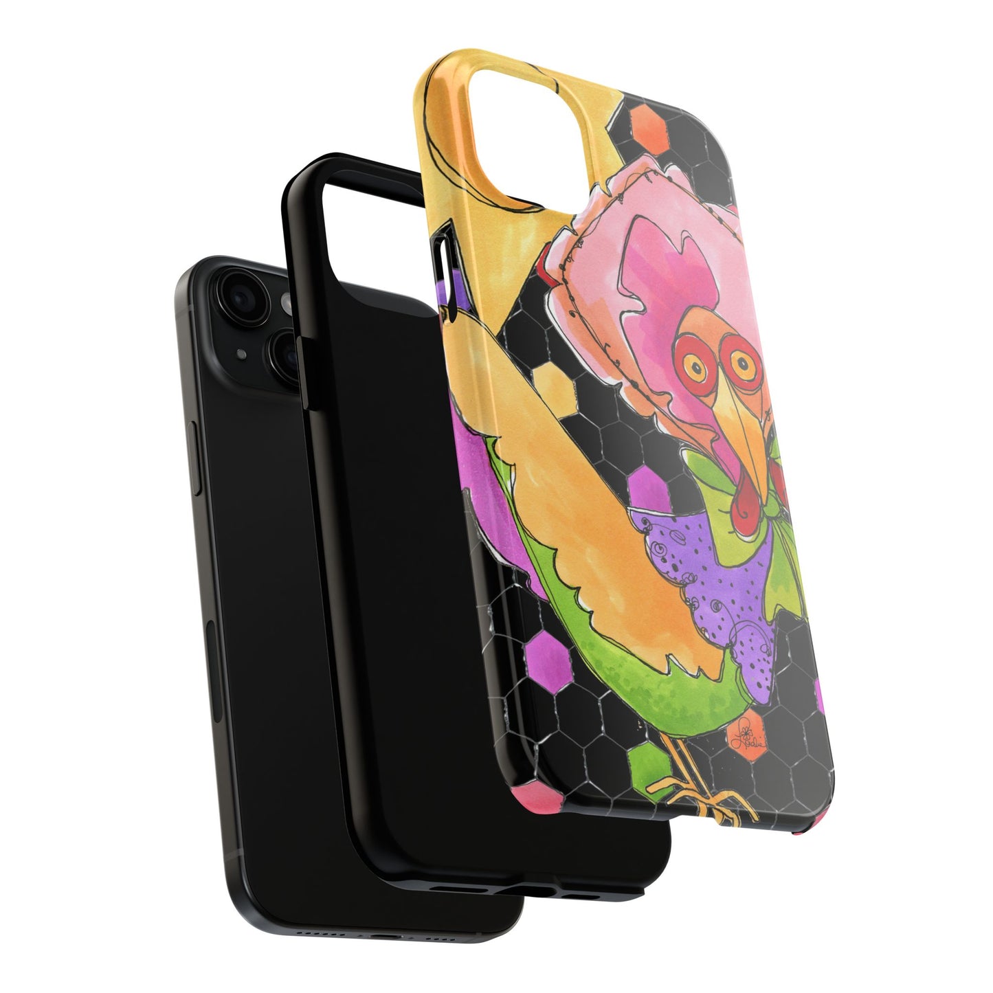 Chicken of Color Phone Case