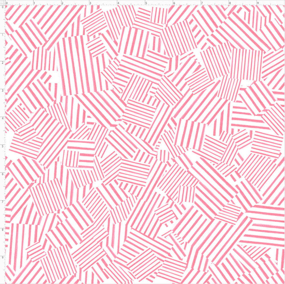 Sweet Stripe Pink Fabric