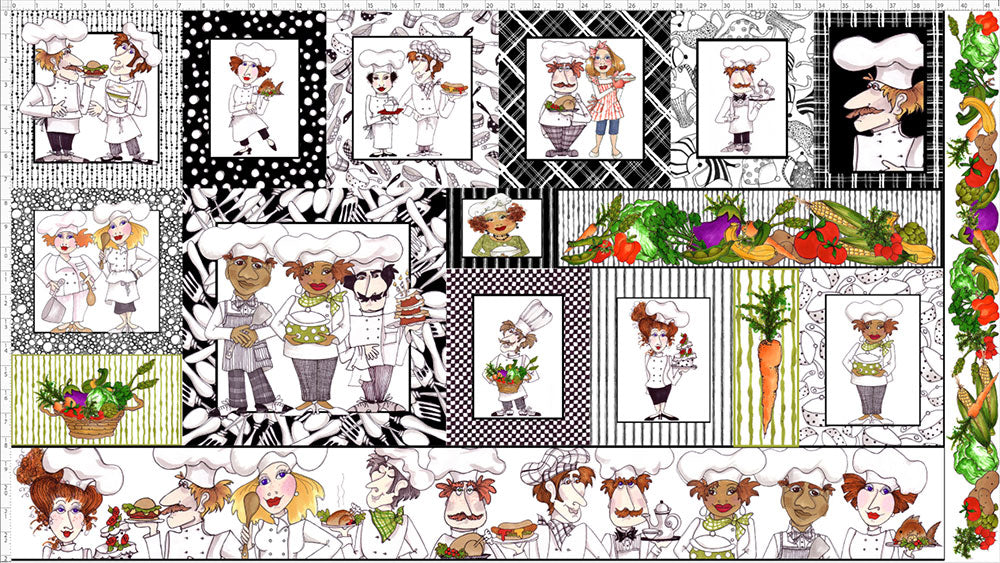 Chef Fabric - chef fabric designs by Loralie Harris