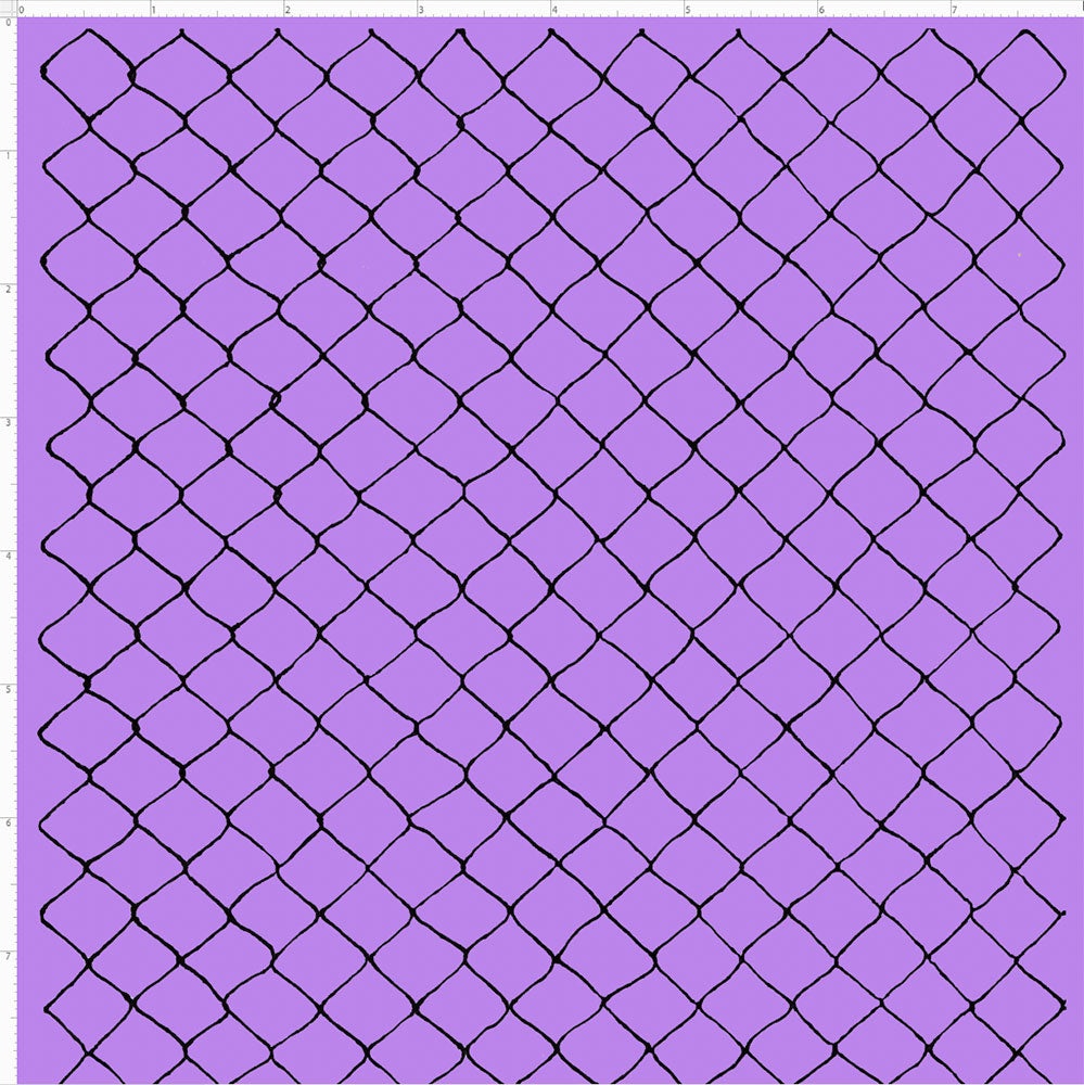 Chain Link Purple / Black Fabric