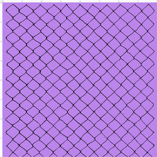 Chain Link Purple / Black Fabric