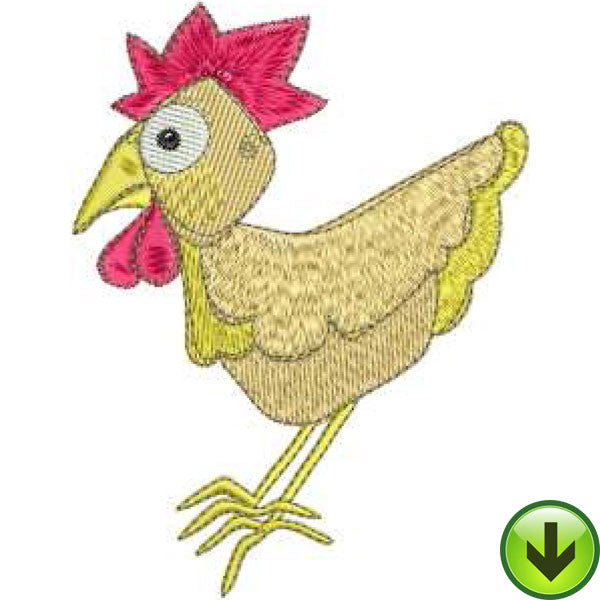 Chicken Chique 1 Embroidery Designs - 17 Unique Patterns